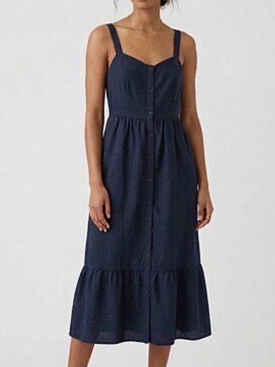 OAK + FORT Dresses & Skirts - Oak+ Fort Button-Front Midi Sundress ***As Is**